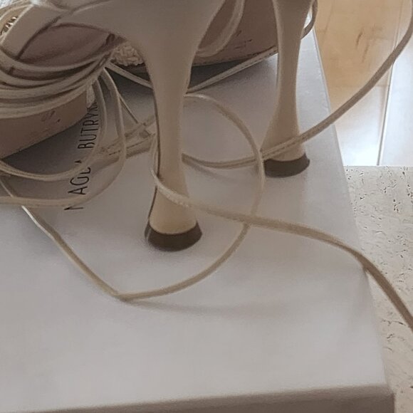 Magda Butrym Crochet Strappy Heels size 40 - Picture 6 of 9